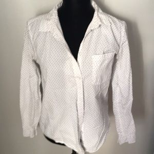 Heart patterned button up